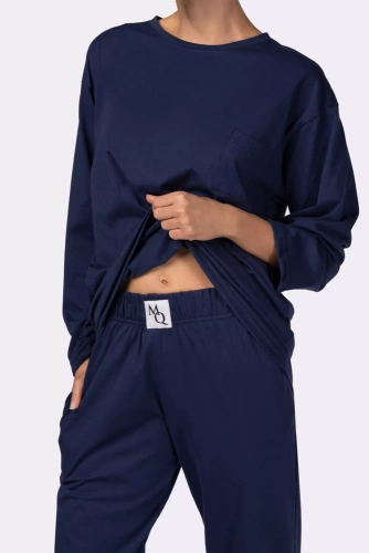 Piżama damska Homie longsleeve Mona navy