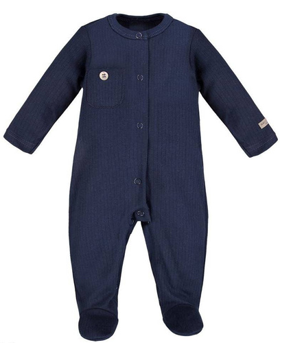 Pajac z kieszonką ze stópkami "Simply Comfy" Ewa Klucze - bordo 