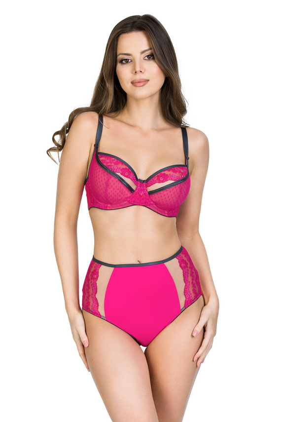 Figi damskie 19111 Dots Mediolano różowy