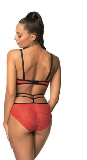 Biustonosz Push-up M-3636/11 Loren Mat czerwony