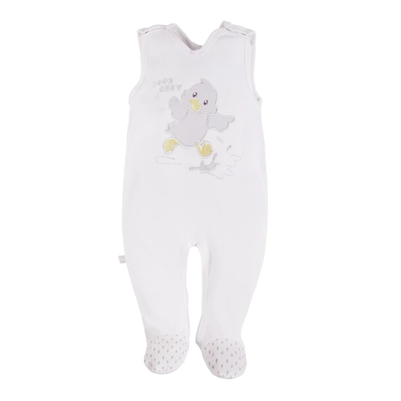 Śpioch bawełniany "NEWBORN" Eevi- biały