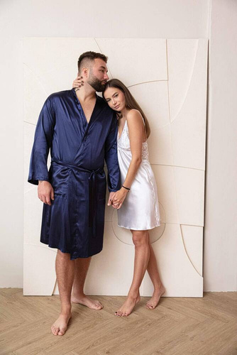 Wirydiana Halka satynowa koszulka damska DKaren - biały