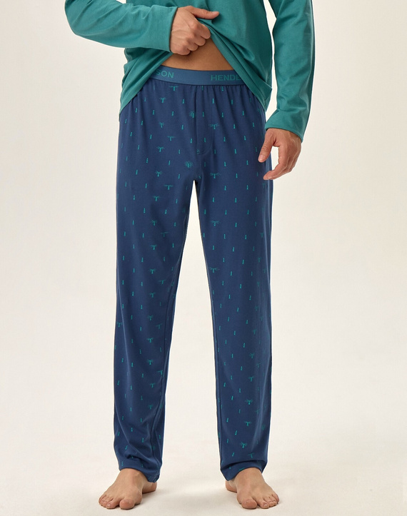 Piżama Męska Core 41906 Joger Henderson zielony