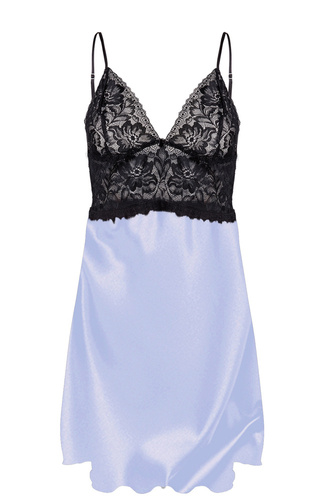 Halka satynowa Maddi DKaren - błękit