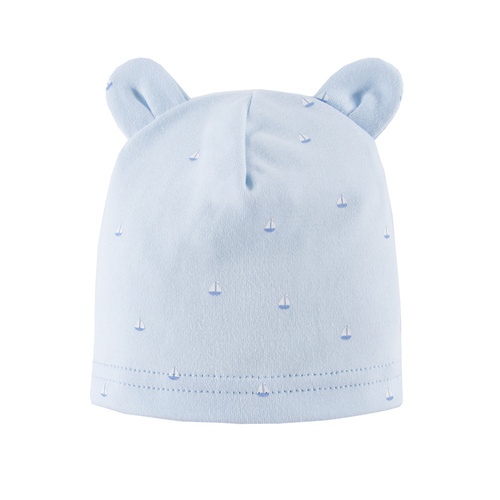 Czapka niemowlęca z uszkami 3-pak Good Day Eevi - niebieski