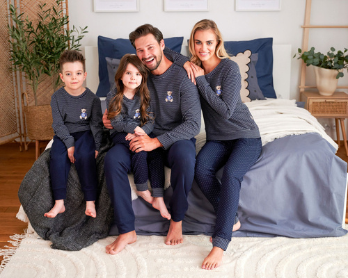 PDU.5255 Piżama dziecięca Unisex Doctor Nap - navy blue