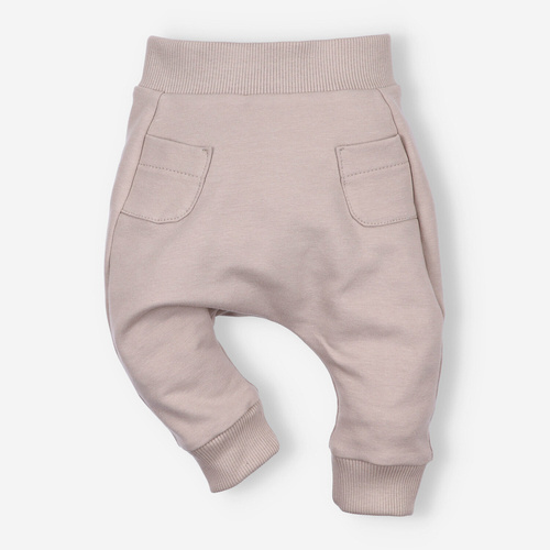 Spodnie dresowe z bawełny organicznej Nini beżowy