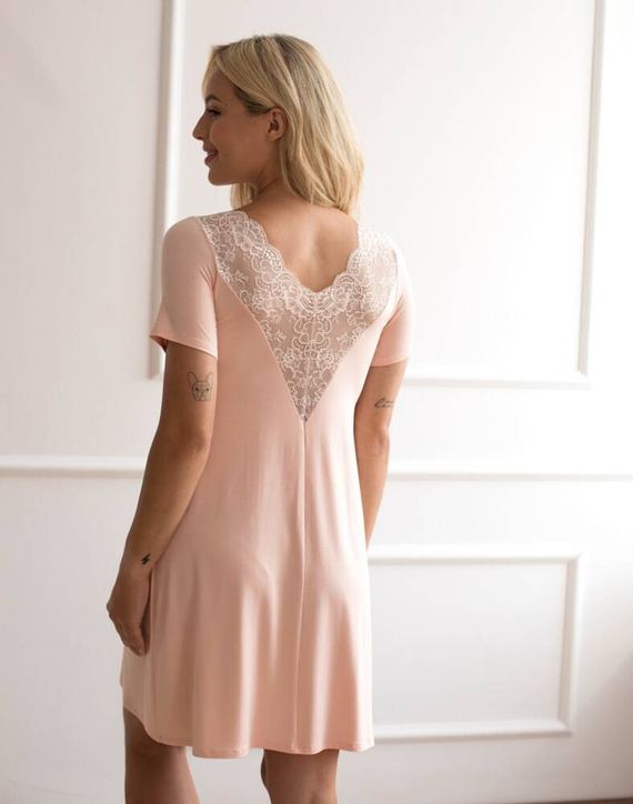 Koszula Damska Simone Babella - brzoskwinia