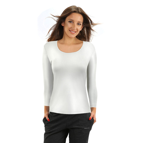 Bluzka damska długi rękaw Siphora Sesto Senzo biały