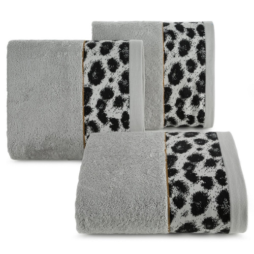 Ręcznik Eva Minge Eva 22 pantera Eurofirany srebrny