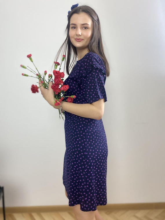 Koszula nocna 499 Olaya Forex - granat