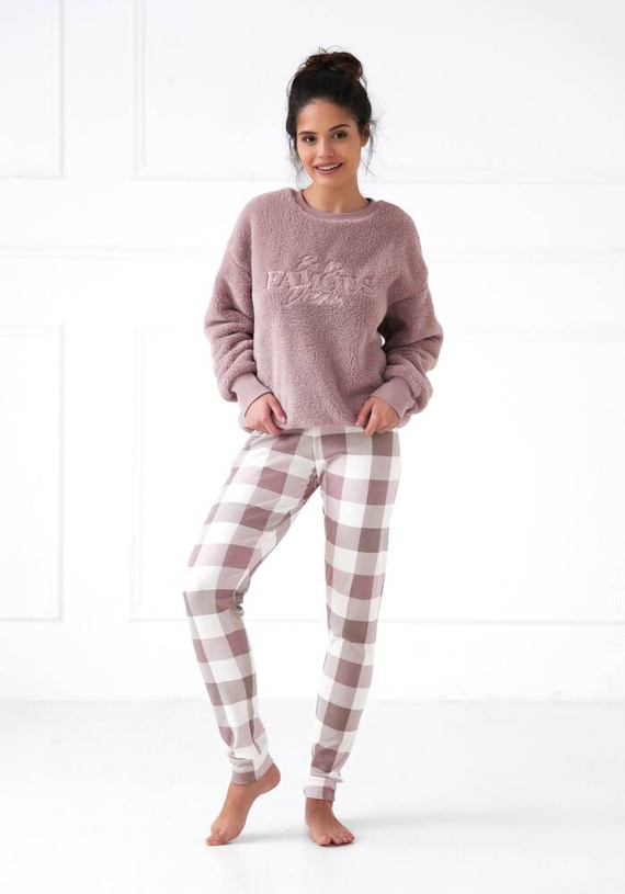 Piżama damska Kaycee Sensis -pudrowy róż