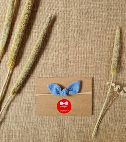 Opaska niemowlęca supełek muślin 3016MS Sophie Marija