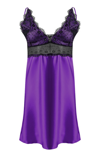 Halka satynowa Fabien DKaren - fiolet