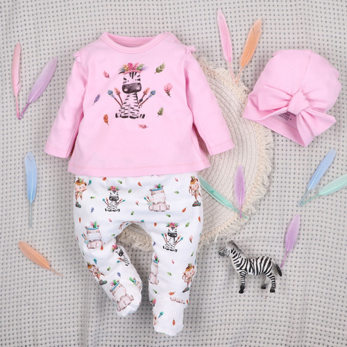 Półśpiochy niemowlęce Happy Animals Nini z bawełny organicznej – ekologiczne, bezpieczne, komfortowe