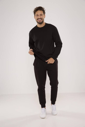 Bluza męska dresowa 728 Just Forex - czarny