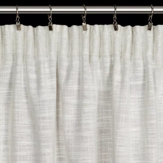 Zasłona na taśmie Rosi Eurofirany beżowy