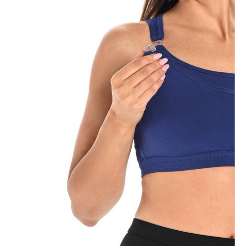 Top do karmienia Maya Teyli - jeansowy