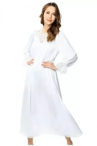 Koszula nocna 86559 Katarzyna Mewa biały