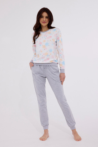 Piżama damska 740/379 Star 2 Cornette biały