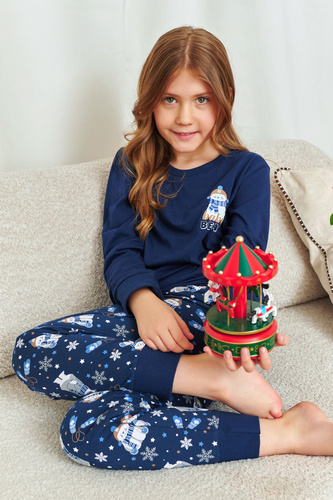 Doctor Nap 7339 – Piżama dziecięca Cozy Bear, 100% bawełna, unisex