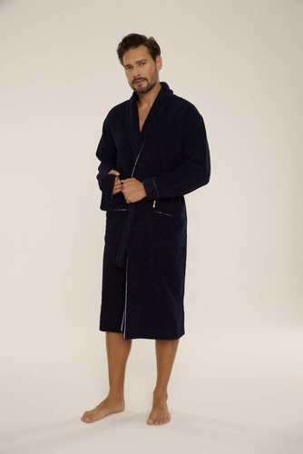 Szlafrok męski 735 Manuele Forex - granat