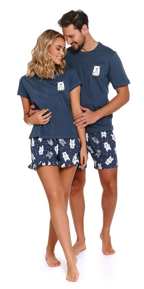 PMB.4222 Piżama Męska Doctor Nap - deep blue