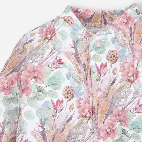 Pajacyk z bawełny organicznej Magic Flowers Nini