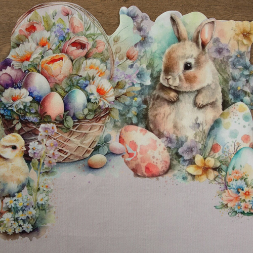 Bieżnik wielkanocny Easter Eurofirany beżowy 