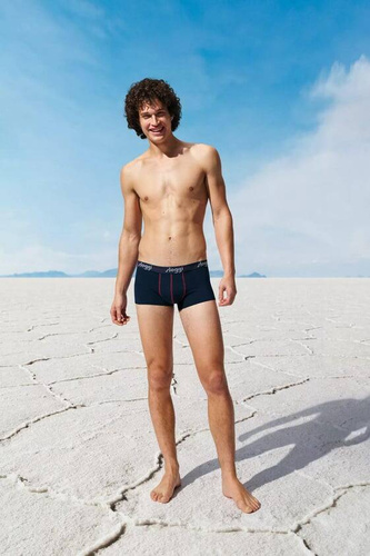 Bokserki męskie Men Start Hipster C2P box Sloggi - Blue - Dark Combination