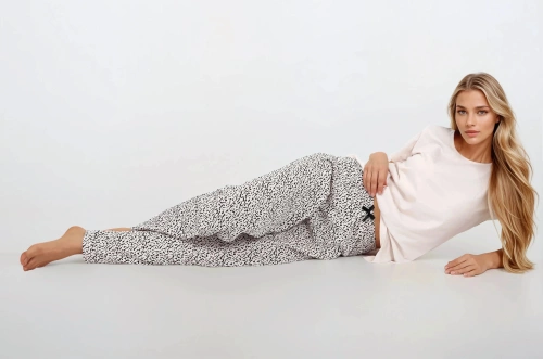 Piżama damska Impressive You Momenti Per Me beige	