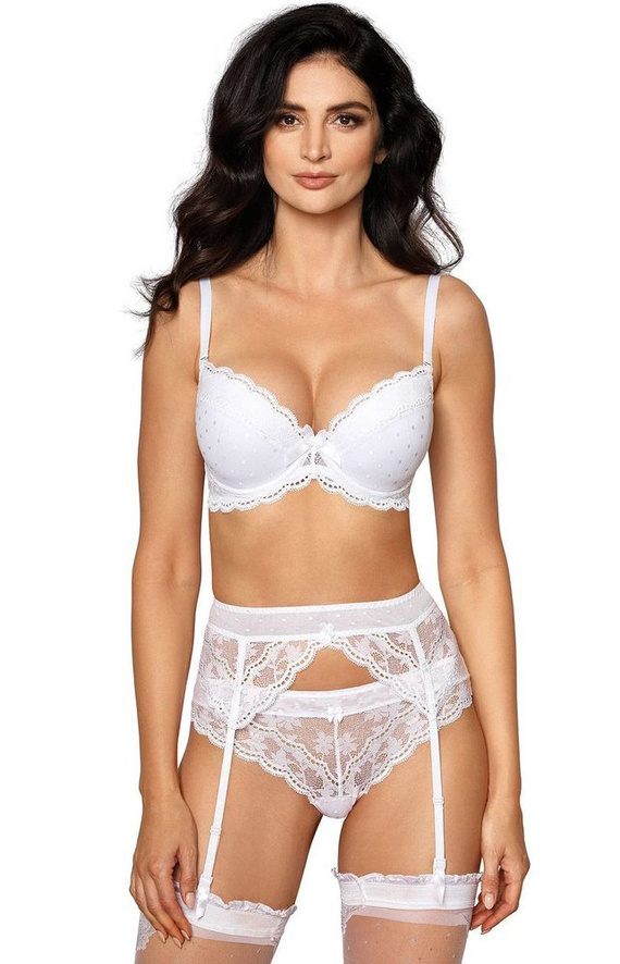 Biustonosz push-up Lagerta Róża czarny