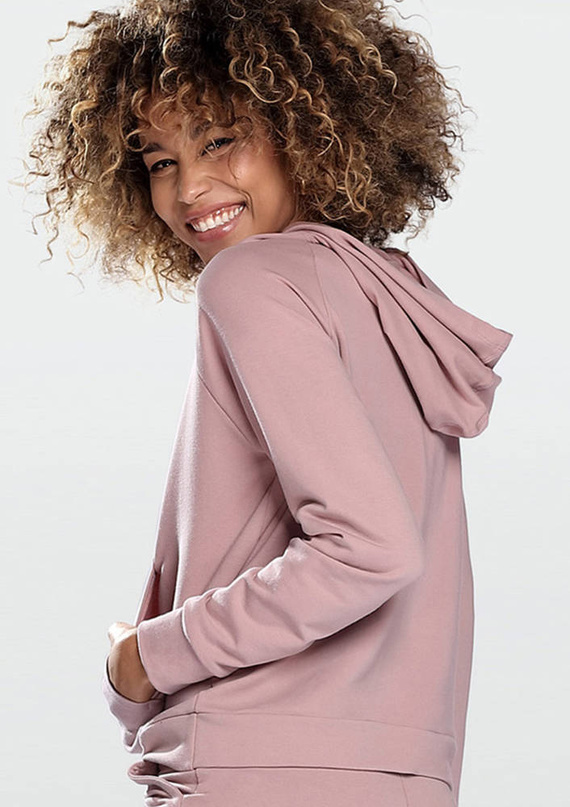 Bluza dresowa Seattle Dkaren - pudrowy