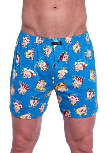 Bokserki męskie 001,011/170  Classic Cornette niebieski