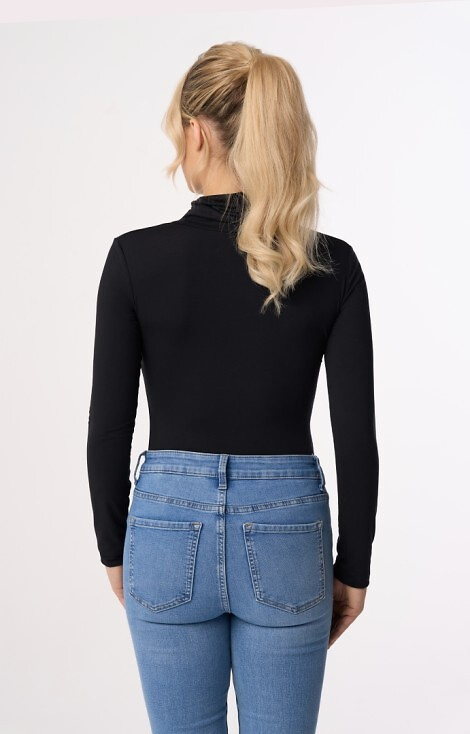 Beverly Bluzka damska z golfem Babell - czarna