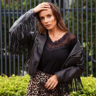 Bluzka Damska Romina Eldar- czarny