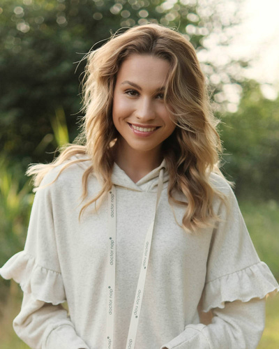 DRS.4308 Bluza dresowa Doctor Nap - salt pepper