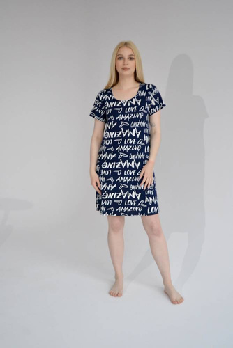 Koszula Nocna 645 Amazing Forex - granatowy