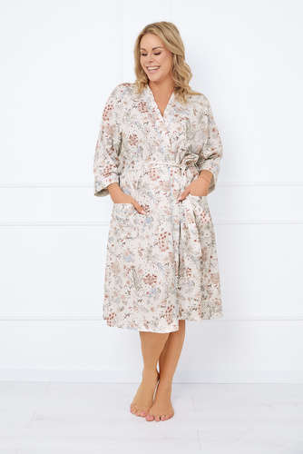 Szlafrok damski Solita Italian Fashion - druk