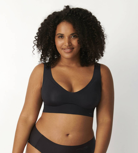 Biustonosz push-up Bralette Zero feel Sloggi - czarny