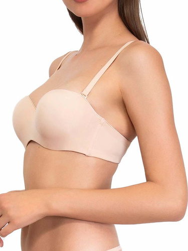 Fantastic 1580 – ekskluzywny biustonosz bandeau push-up z mikrofibry