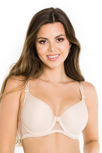 Biustonosz usztywniany full cup kopa 19140 Elena Mediolano beżowy