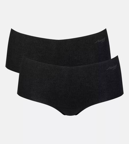 Figi Damskie 2-pak Zero Modal 2.0 Short 2P Sloggi - black