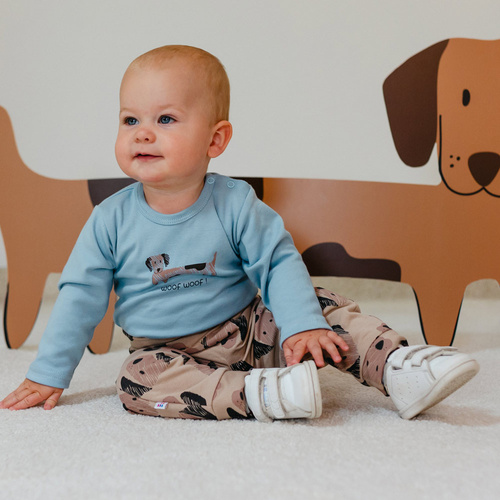 Bluza dresowa dla chłopca Puppy Playtime  Eevi - niebieska 