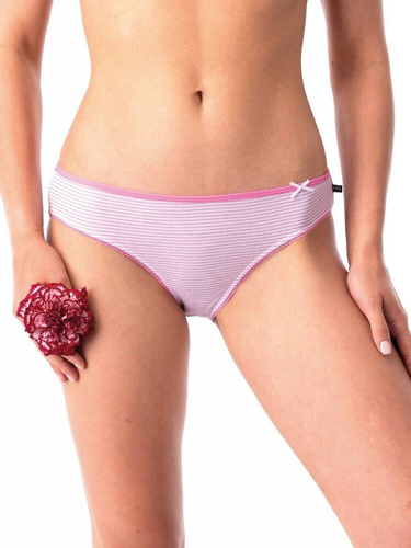 Figi damskie LPR 599 A'2 2-pak Key biały różowy