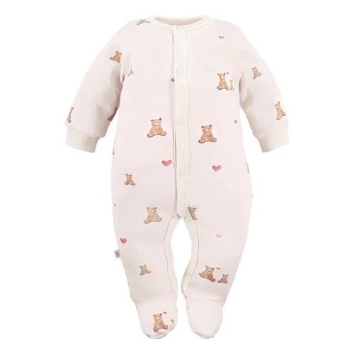 Pajac niemowlęcy Hearts & Bears Eevi - ecru