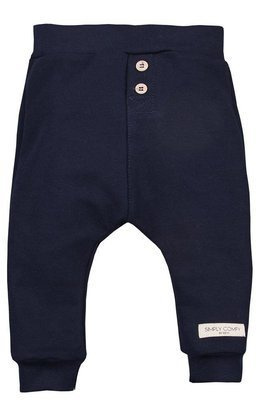"Simply Comfy"  Spodnie z guzikami Ewa Klucze- granat