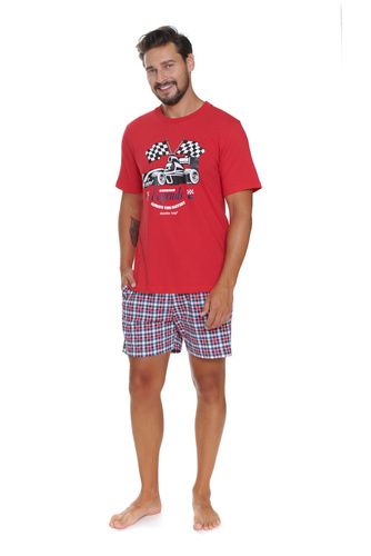 PMB.5353 Piżama Męska Doctor Nap - red