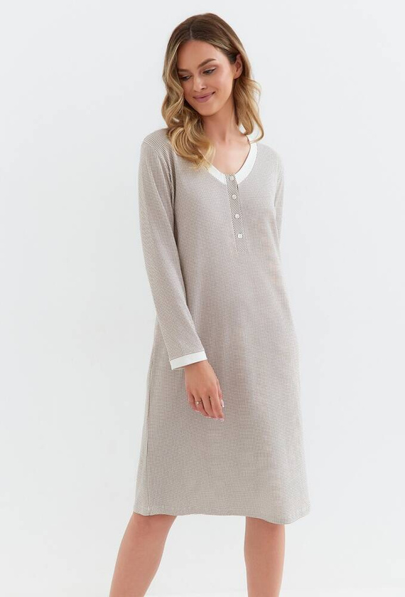 Koszula nocna 130 interlock Cana-brązowy