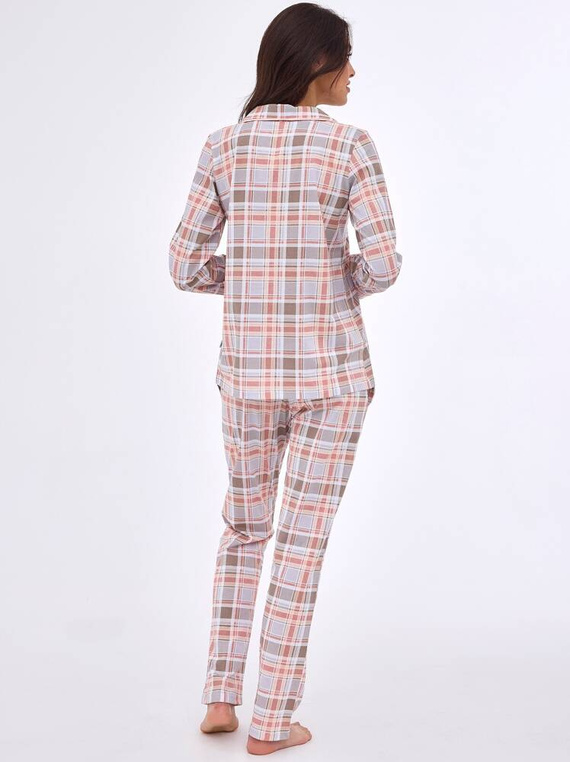 Piżama damska rozpinana 482/387 Sharon Cornette różowy